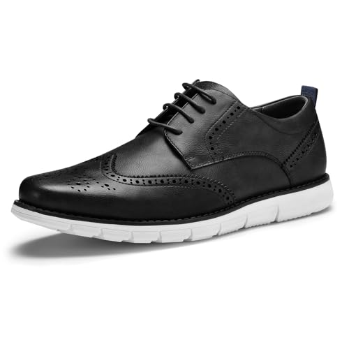 CGRRBW Mens Dress Shoes Casual Oxford Shoes Dress Sneakers Business Wingtip Brogue Office Shoes