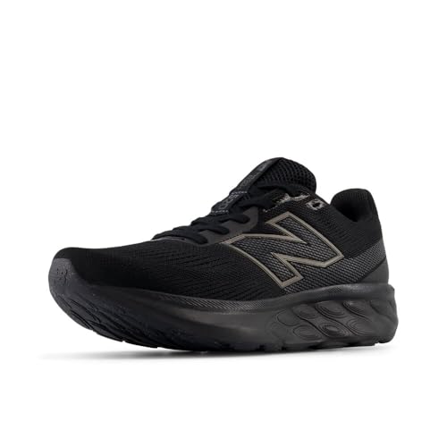 New Balance Women's Fresh Foam 520 V9 Running Shoe, Black/Black/Black Metallic, 9