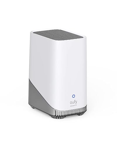 eufy Security HomeBase S380 (HomeBase 3),eufy Edge Security Center, Local Expandable Storage up to 16TB, Product Compatibility, Advanced Encryption,2.4 GHz Wi-Fi, No Monthly Fee