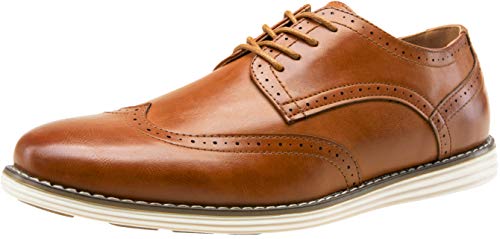 Vostey Mens Casual Dress Shoes Wingtip Oxford Shoes Business Dress Dress Shoes for Men