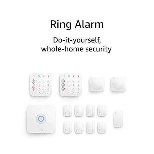 Ring Alarm 14-Piece Kit ?C Wireless Smart Home Security System | Expandable | Easy Setup | Mobile App Control | 24/7 Professional Monitoring | Alexa Compatible